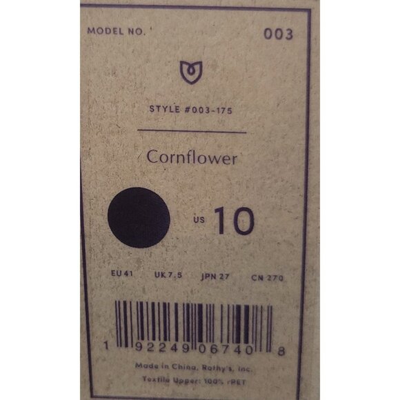 Rothy's The Loafer Cornflower Blue Slip On Round Toe Shoes Womens Size US 9,10 - Picture 9 of 10